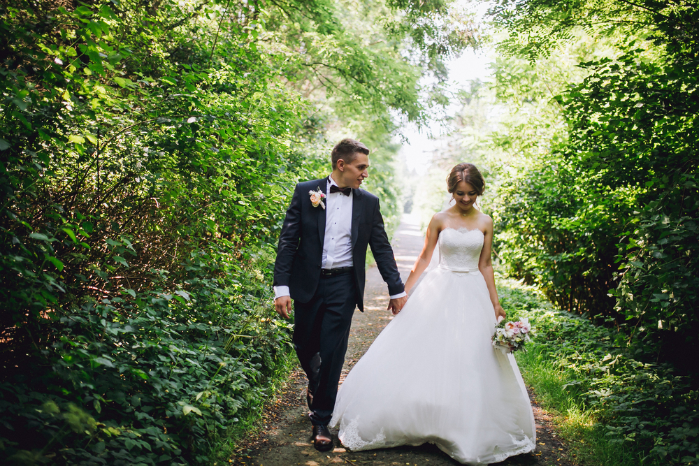 Gartenhochzeit in engem Kreis