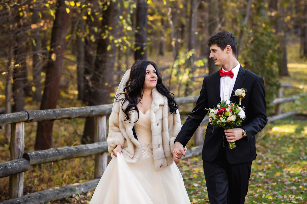 Herbsthochzeit im Wald