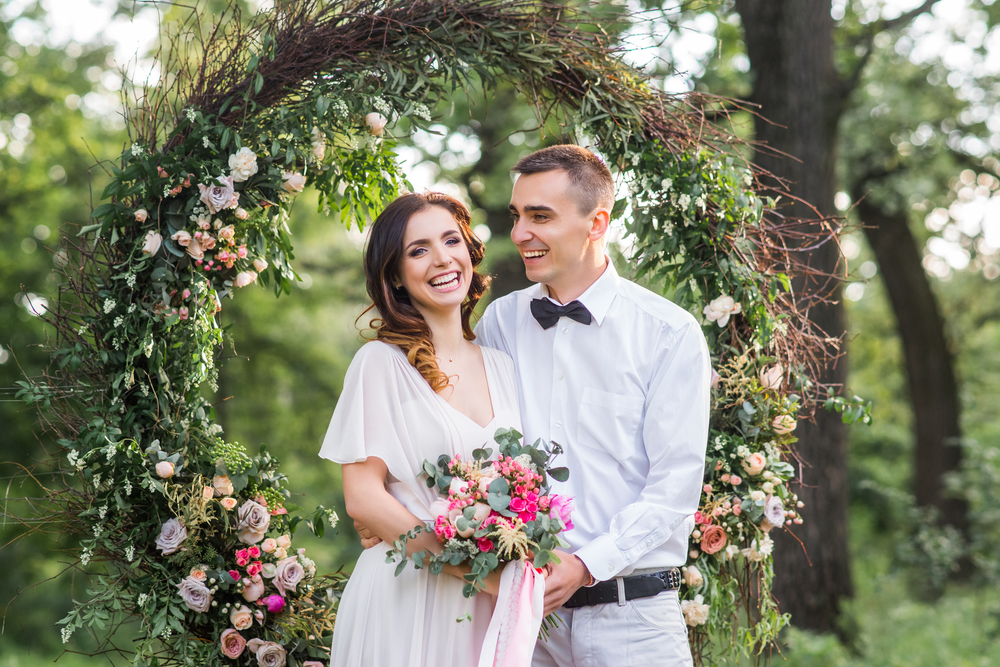 Hochzeitsplaner werden dickes Fell Brautpaar