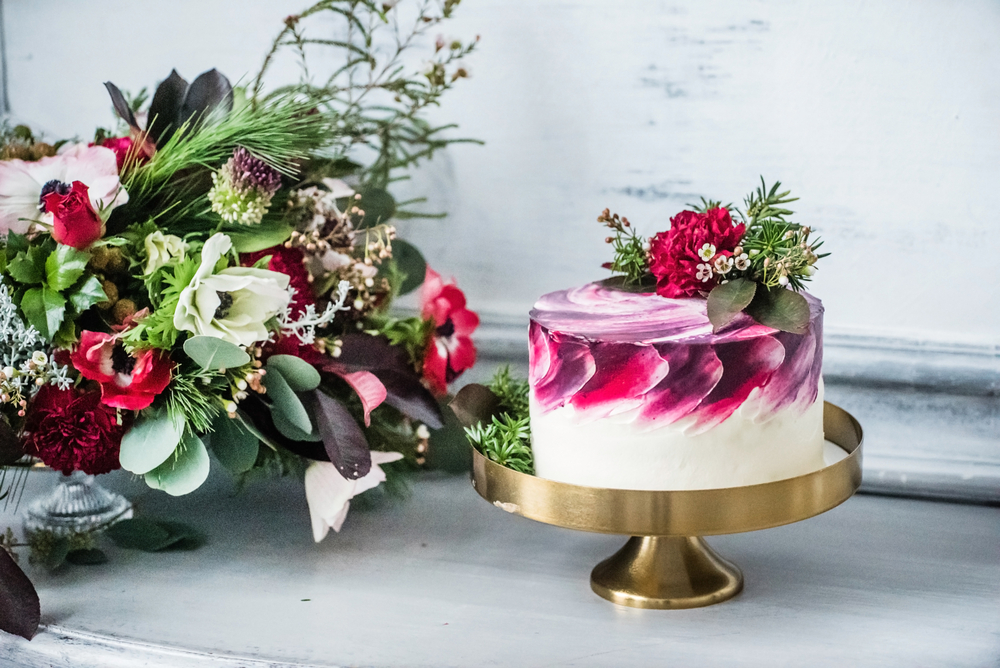 Vegane Hochzeitstorte