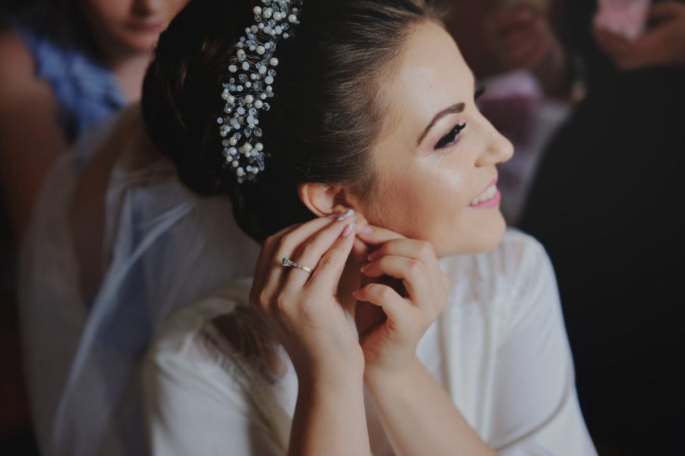 Brauttasche Hochzeit Braut Getting Ready