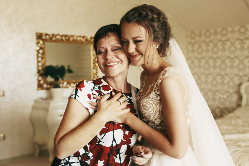 Getting Ready Hochzeit Braut brautmama