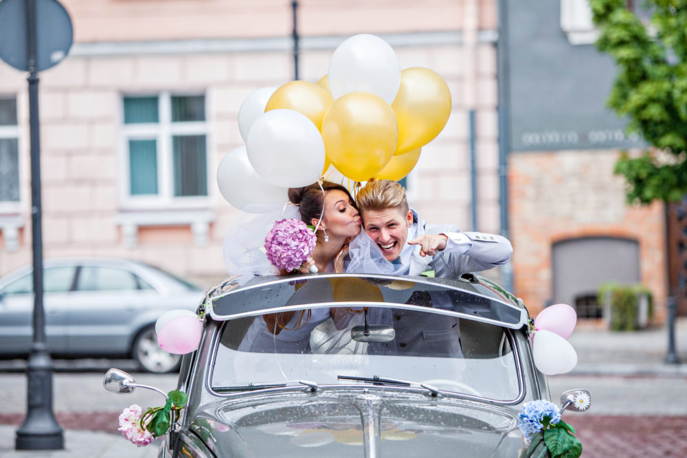 Hochzeitsluftballons Brautpaarshooting
