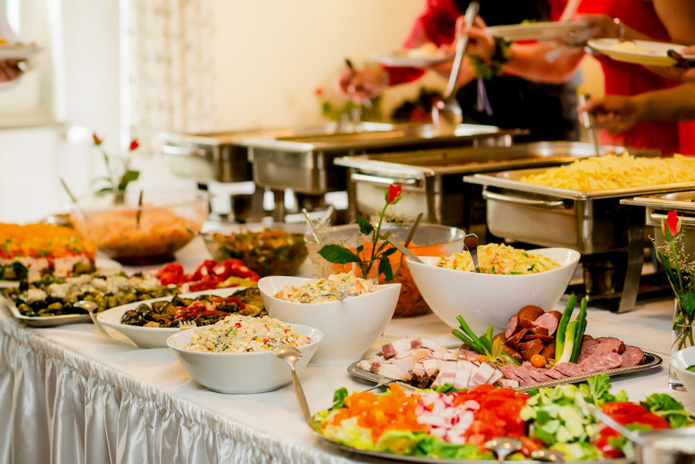 Probeessen Hochzeit Buffet
