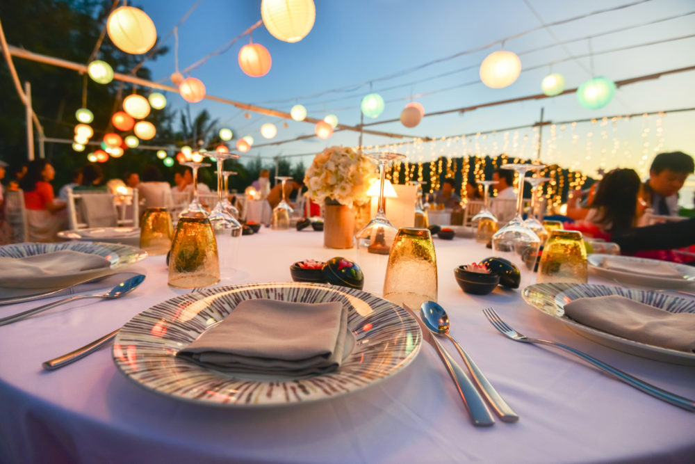Servietten Gartenhochzeit
