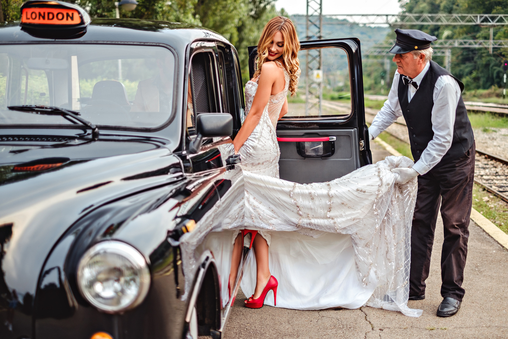 Hochzeitsauto mit Chauffeur