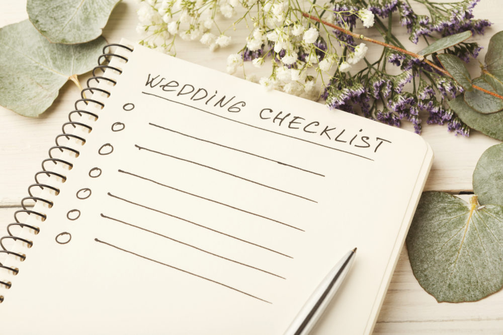 Säulen der Hochzeitsplanung Checkliste