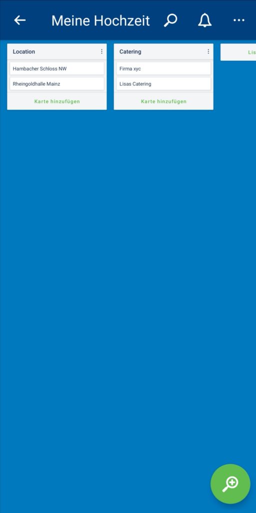 Hochzeits-Apps: Trello